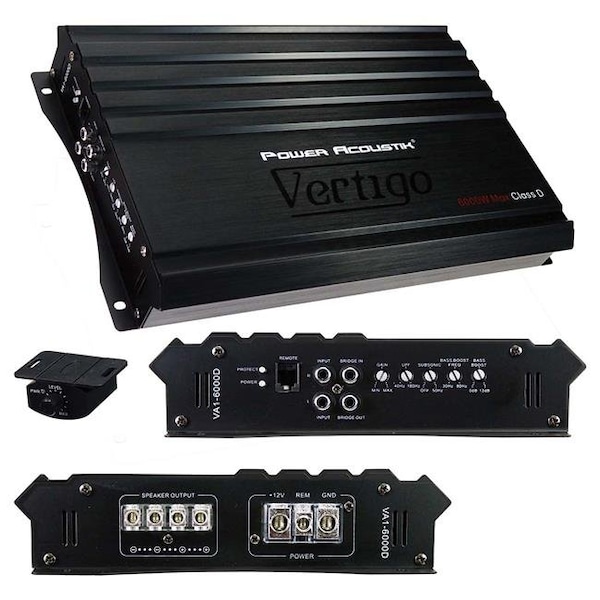 Power Acoustik Power Acoustik VA16000D Vertigo Series Monoblock Amplifier 6000W Max VA16000D - main
